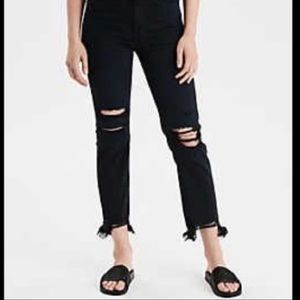 American Eagle Slim Straight Crop Jeans